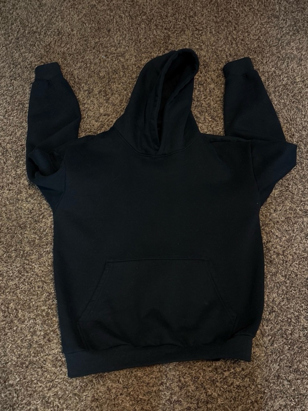 Cotton On Black Men's Hooded Sweatshirt